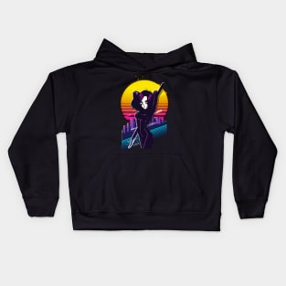 Hunter-Warrior Chronicles - Embrace the Action with Angel T-Shirt Kids Hoodie